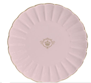 Easy Life - ROYALE - Dessert Plate - with Golden Rim | 19 cm Home & Kitchen Pink