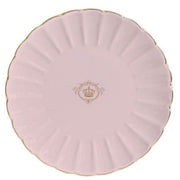Easy Life - ROYALE - Dessert Plate - with Golden Rim | 19 cm Home & Kitchen Pink