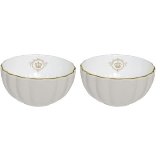 Easy Life - ROYALE - Set of 2 Bowls , Grey | 12 cm Home & Kitchen