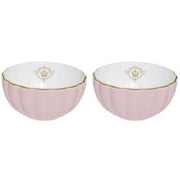 Easy Life - ROYALE - Set of 2 Bowls , Pink | 12 cm Home & Kitchen