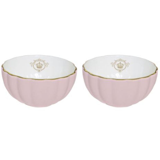 Easy Life - ROYALE - Set of 2 Bowls , Pink | 12 cm Home & Kitchen