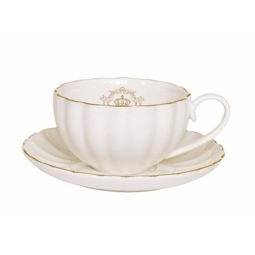 Easy Life - ROYALE - Tea White Cup & Saucer Home & Kitchen