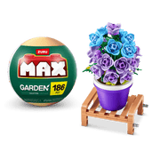 MAX BUILD Premium Garden Pot Plants Series 1 – Campanula example with capsule; one random set included