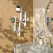 Montage Metal Wall Shelves, Set of 2 - image 8