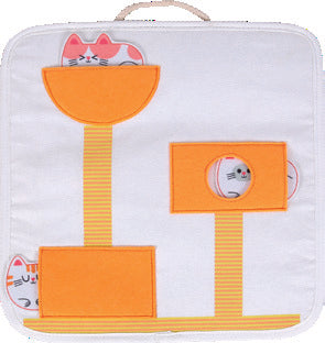 EDUcare felt position board with three cat pieces