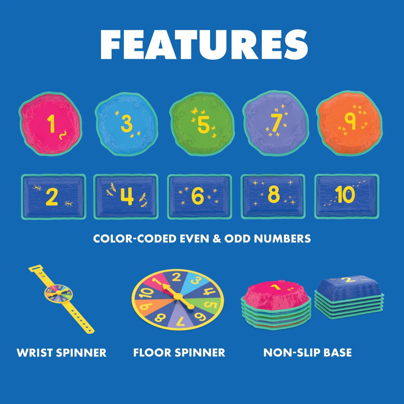 Educational Insights - HOP TO 10 STEPPING STONES Games & Toys