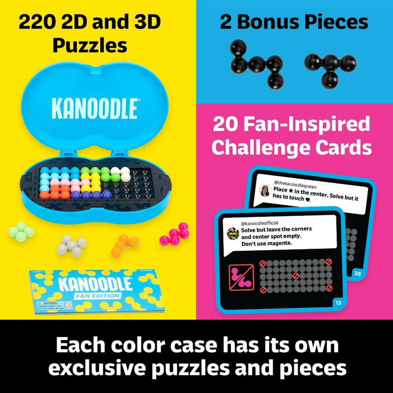 Educational Insights - KANOODLE FAN EDITION 20TH ANNIVERSARY - CYAN Toys & Games