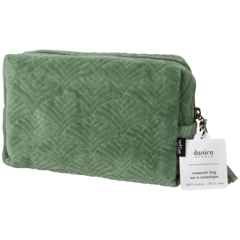 Danica Studio - Quilted Velvet Cosmetic Bag - packaging