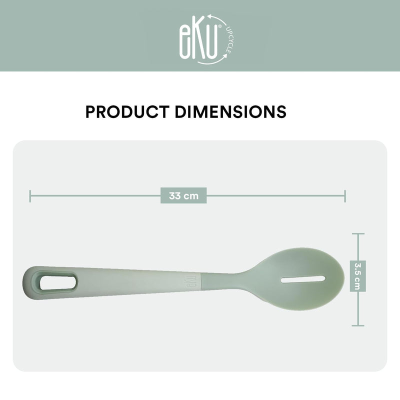 eKu - UPCYCLE™ Nylon Slotted Spoon Home & Kitchen Green
