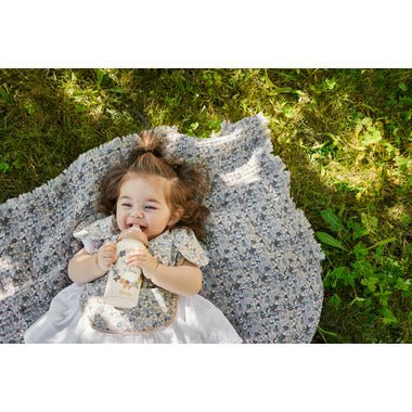 Elodie - Baby Bib Baby & Toddler Blue Garden Light