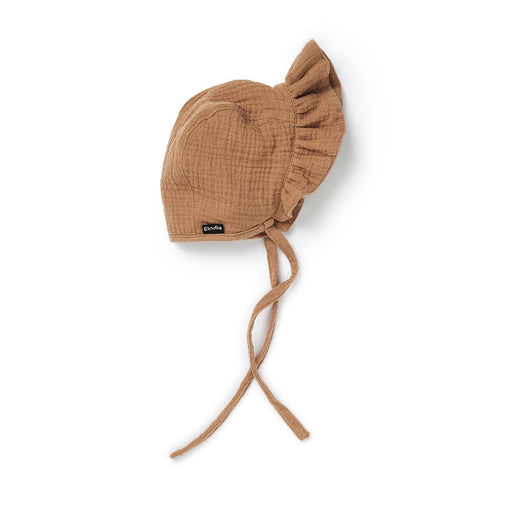 Elodie - Baby Bonet - Soft Terracotta (3 - 6 months) Apparel & Accessories