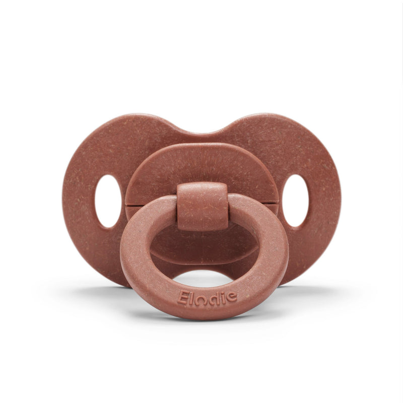 Elodie - Bamboo Pacifier Natural Rubber Mother & Baby Burned Clay