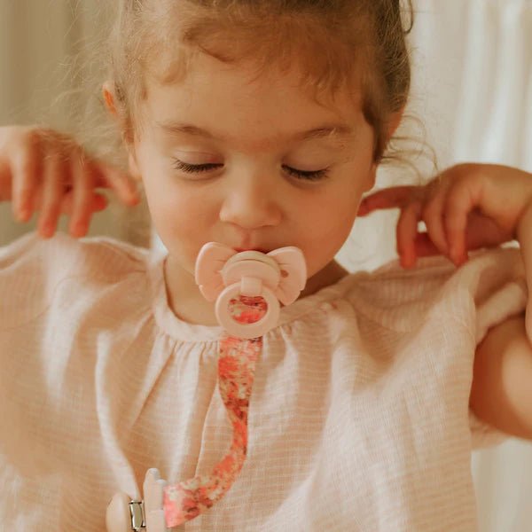 Elodie - Binky Bow - Misty Pink Baby & Toddler