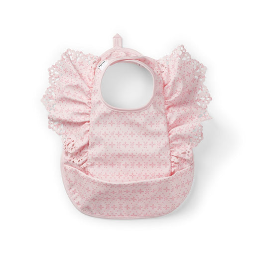 Elodie - Baby Bib Embroidery Anglaise Pink Mother & Baby