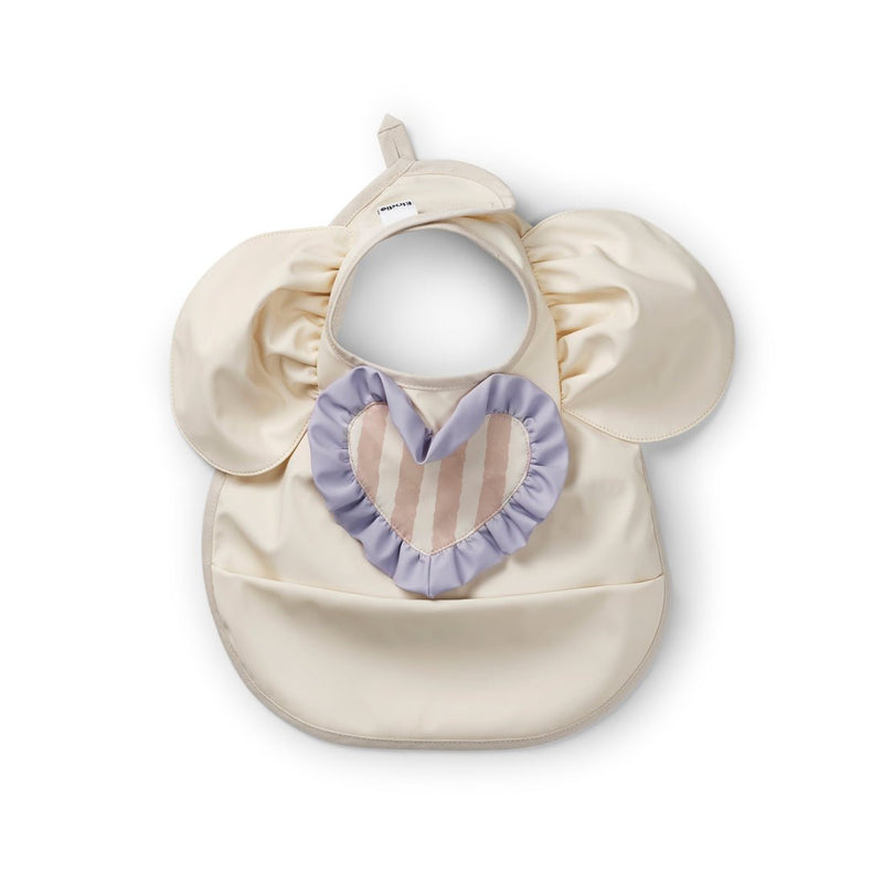 Elodie - Baby Bib Oat White Mother & Baby