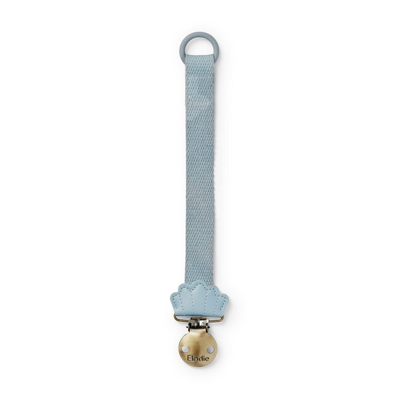 Elodie - Pacifier Clip Sunrise Blue Scallop Mother & Baby
