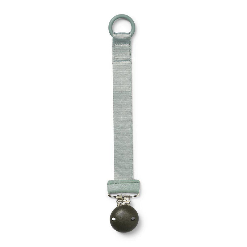 Elodie - Pacifier Clip Wood Hazy Jade Mother & Baby