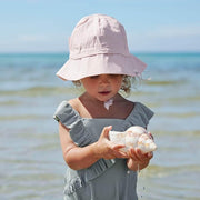 Elodie - Sun Hat - Powder Pink (6 - 12 months) Apparel & Accessories