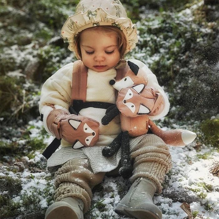 Elodie - Winter Bonnet - Meadow Blossom (3 - 6M) Apparel & Accessories