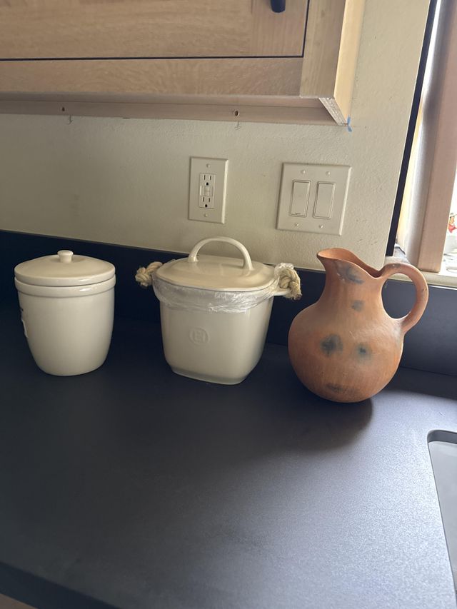 Emile Henry - Compost Bin, 25x20.5x24cm, 3.5L Home & Kitchen Argile