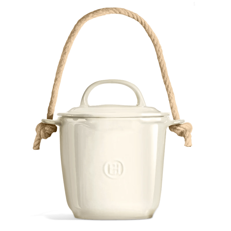 Emile Henry - Compost Bin, 25x20.5x24cm, 3.5L Home & Kitchen Argile