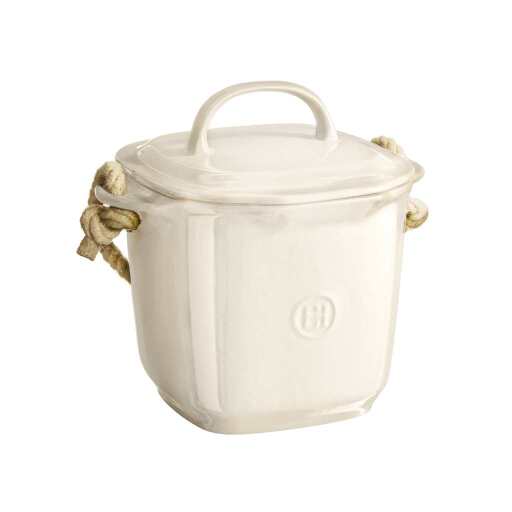 Emile Henry - Compost Bin, 25x20.5x24cm, 3.5L Home & Kitchen Argile