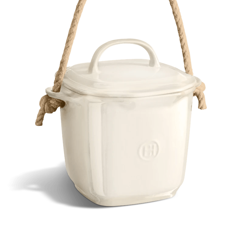 Emile Henry - Compost Bin, 25x20.5x24cm, 3.5L Home & Kitchen Argile