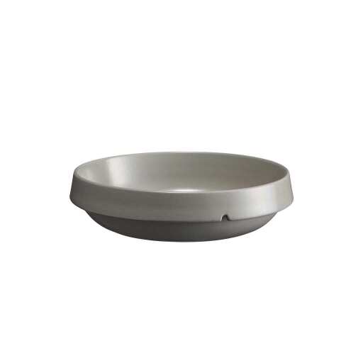 EMILE HENRY - GRIS BETON Round Dish 25x6.5cm/1.8L