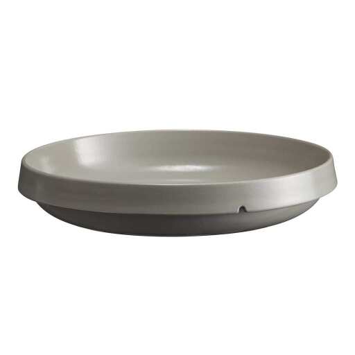 EMILE HENRY - GRIS BETON Round Dish 35x6.5cm/4.0L