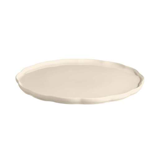 EMILE HENRY - Madeleine, Round Serving Platter, 12.2x0.79"/31.5x2cm Home & Kitchen Argile