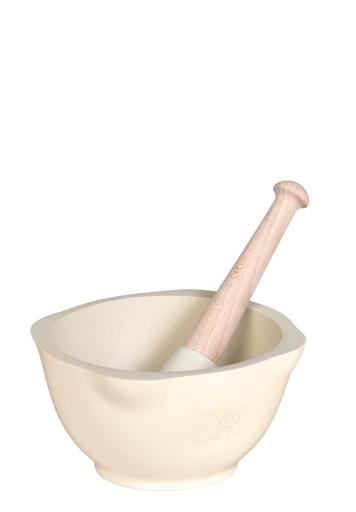 Emile Henry - Mortar & Pestle 14cm/5.5" 0.6L/0.63qt Home & Kitchen Argile