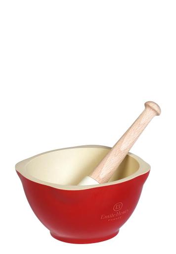 Emile Henry - Mortar & Pestle 14cm/5.5" 0.6L/0.63qt Home & Kitchen Grand - Cru