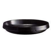 EMILE HENRY - NOIR CHARBON Round Dish 35x6.5cm/4.0L