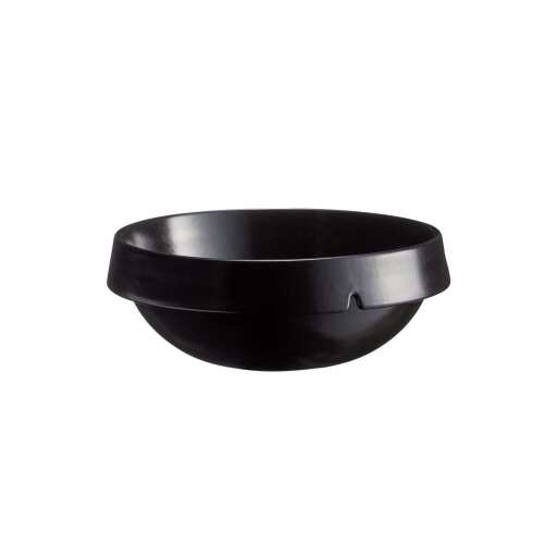 EMILE HENRY - NOIR CHARBON Salad Bowl 25x9.5cm/2.5L