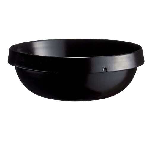 EMILE HENRY - NOIR CHARBON Salad Bowl 35x13cm/7.0L