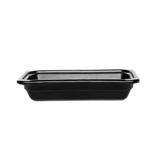 EMILE HENRY - NOIR SATINE 1/3 SIZE DISH 1.3L