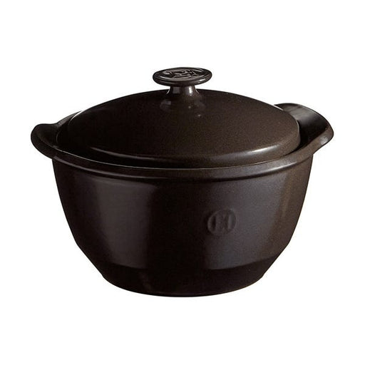 Emile Henry One-Pot ceramic casserole in Fusain, 2 L