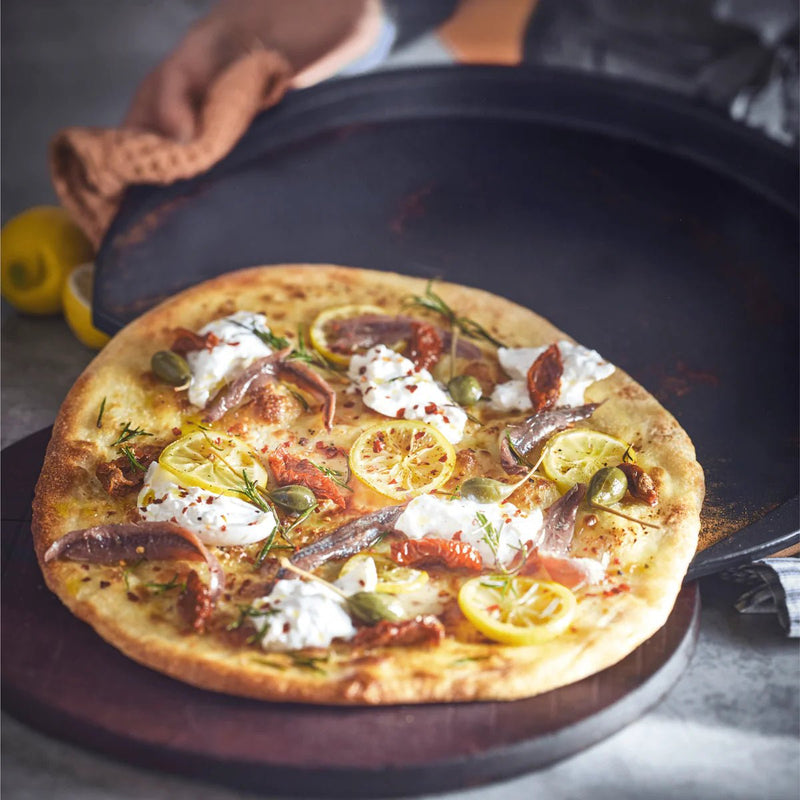 Emile Henry - Pizza Station, 42 x 35 x 4cm, Truffe Home & Kitchen