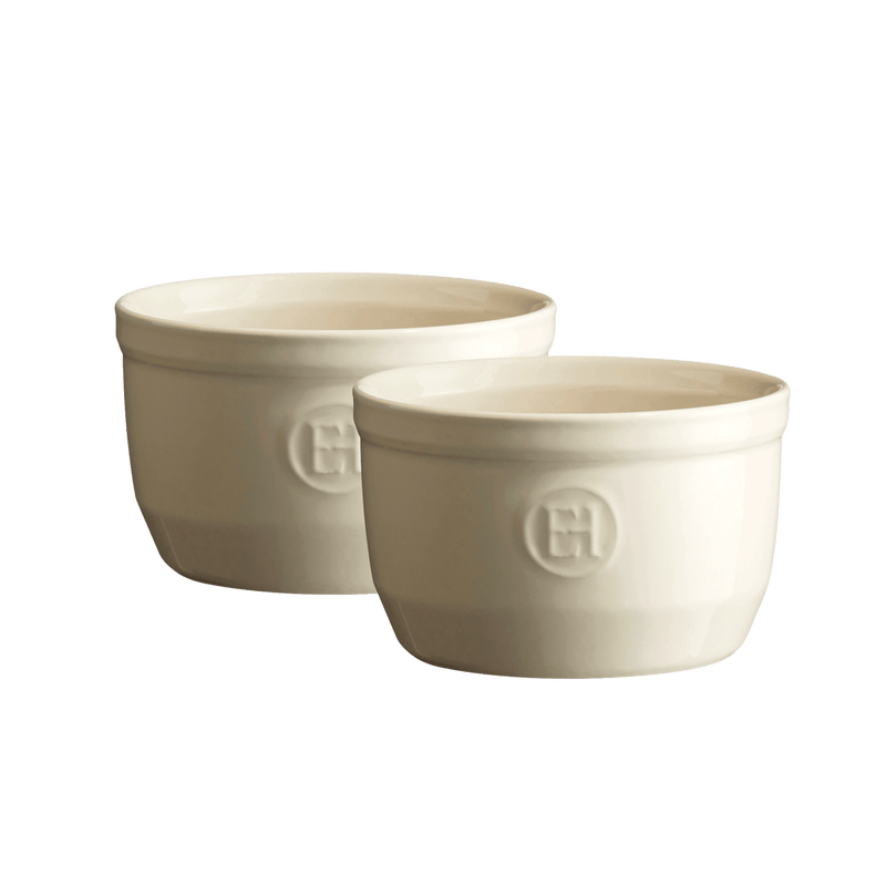 Emile Henry No. 10 clay ramekins, set of 2