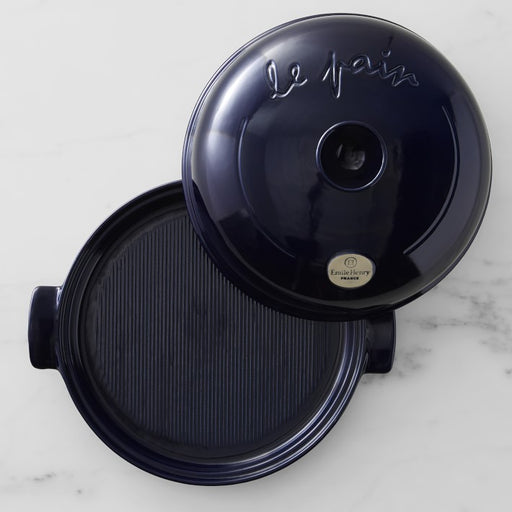 Emile Henry Round Bread Baker in Bleu Nuit