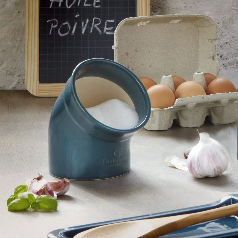 Emile Henry - Salt Pig 10cm/3.9" 0.35L/0.37qt Home & Kitchen Argile