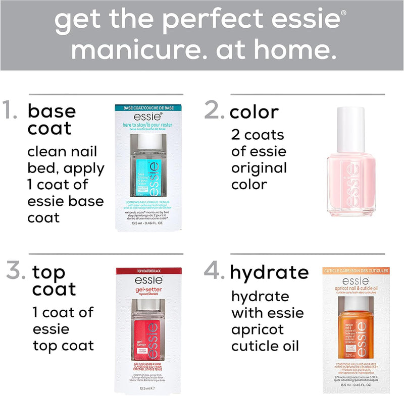 essie treatment - all in one (top, base, strength) 13.5ml Beauty & Personal Care
