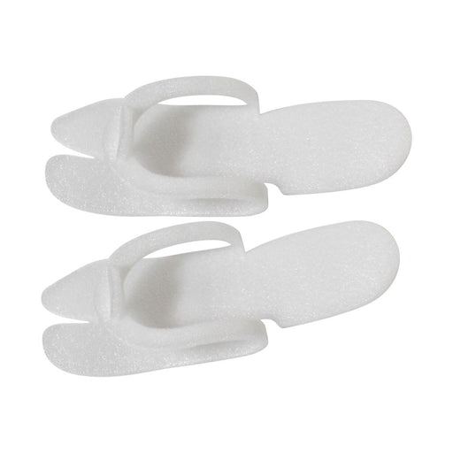 Esthetique Electrolyse Canada - White Pedicure Foam Slippers (25 Pairs) Apparel & Accessories