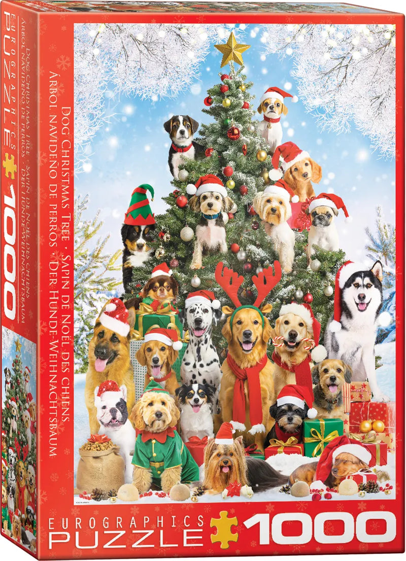 Eurographics - Dog Christmas Tree 1000 pcs