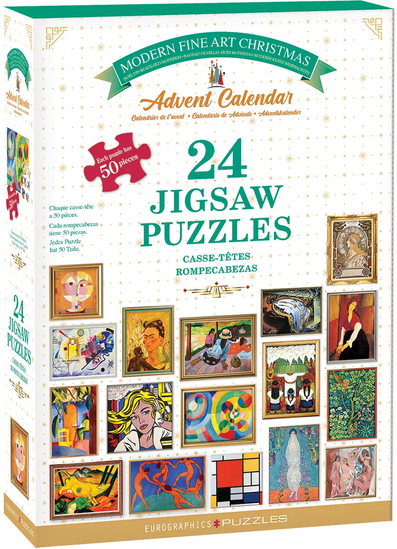 Eurographics - Modern Fine Art Christmas Advent Calendar Advent Calendar Puzzles