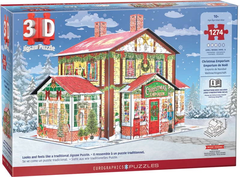 Eurographics - Christmas Emporium (3D) 3D Jigsaw Puzzles