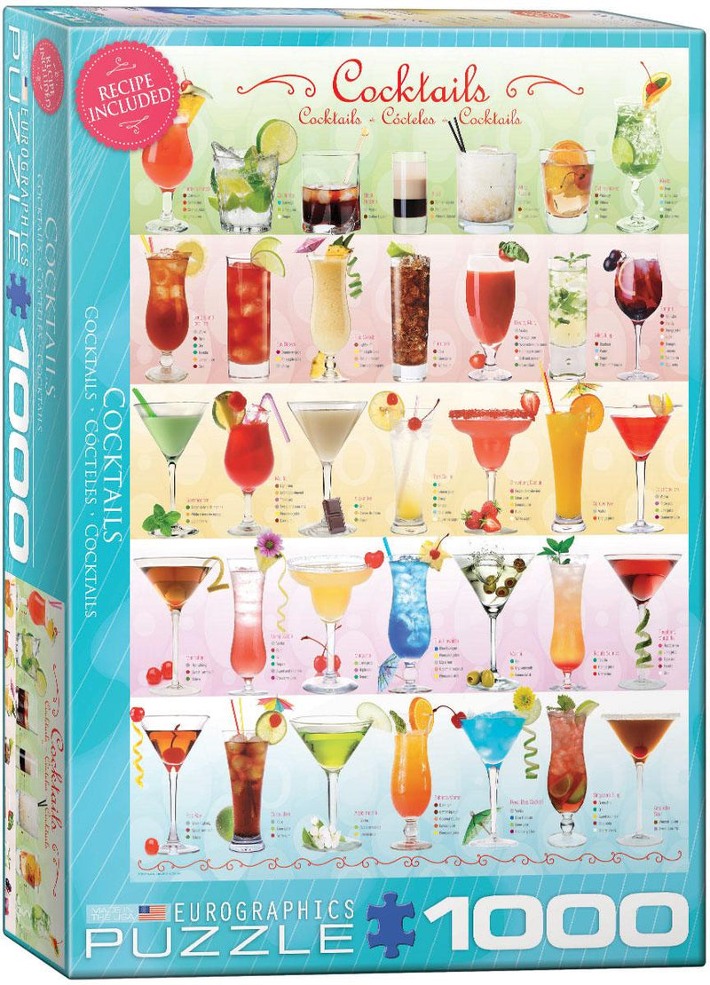 Eurographics - Cocktails (1000-Piece Puzzle) - Limolin 