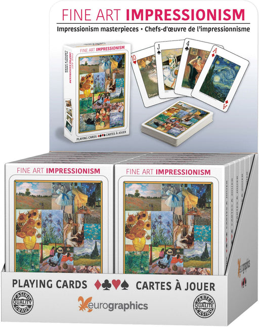 Eurographics - Fine Art Impressionism - Playing Cards Toys & Games
