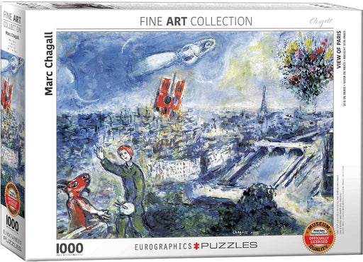 Eurographics - Le Bouquet De Paris By Chagall (1000 Pc Puzzle) Toys & Games