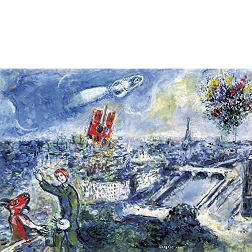 Eurographics - Le Bouquet De Paris By Chagall (1000 Pc Puzzle) Toys & Games